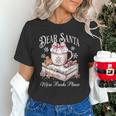 Dear Santa More Book Please Christmas Reading Book Librarian Unisex T-Shirt Dear Santa More Book Please Christmas Reading Book Librarian Unisex T-Shirt