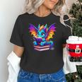 Dragon Reading a Book Bookworm Book Unisex T-Shirt