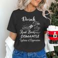 Drink Tea Read Books Dismantle Systems Of Oppression Unisex T-Shirt Drink Tea Read Books Dismantle Systems Of Oppression Unisex T-Shirt