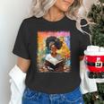 Educated Afro Girl Reading Book Lover History Month Unisex T-Shirt Educated Afro Girl Reading Book Lover History Month Unisex T-Shirt
