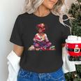 Educated Melanin Queen Afro Women Reading Book History Unisex T-Shirt Educated Melanin Queen Afro Women Reading Book History Unisex T-Shirt
