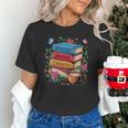 Fantasy Drama Tragedy Books Subtle Reader Librarian Flower Unisex T-Shirt