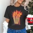 Flames And Lighter Costume For Matchbook Lovers Unisex T-Shirt