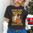 Floral Cow Reading Pun Just One More Chapter Cozy Book Lover Unisex T-Shirt Floral Cow Reading Pun Just One More Chapter Cozy Book Lover Unisex T-Shirt