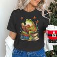 Frog & Toad Fishing Vintage Classic Book Frog Reading Book Unisex T-Shirt Frog & Toad Fishing Vintage Classic Book Frog Reading Book Unisex T-Shirt