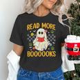 Ghost Reading Books Teacher Student Halloween Read More Book Unisex T-Shirt Ghost Reading Books Teacher Student Halloween Read More Book Unisex T-Shirt