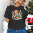 Gingerbread Reading Book Lovers Christmas Bookworm Librarian Unisex T-Shirt Gingerbread Reading Book Lovers Christmas Bookworm Librarian Unisex T-Shirt