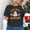 Groovy Halloween Teacher Spooky Read More Book Women Girl Unisex T-Shirt