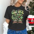 Groovy It's Good Luck To Read St Patrick's Day Book Lucky Unisex T-Shirt Groovy It's Good Luck To Read St Patrick's Day Book Lucky Unisex T-Shirt