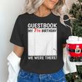 Guestbook 7th Birthday 7 Year Old Born 2018 Bday Unisex T-Shirt