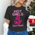 Hot Girls Read Books Cute Book Reader Women Unisex T-Shirt