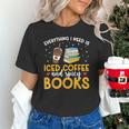 Iced Coffee And Spicy Books Iced Coffee Lover Cold Brew Unisex T-Shirt