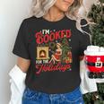 I'm Booked For The Holidays Christmas Reading Bookworm Xmas Unisex T-Shirt