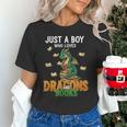 Just a Boy Who Loves Dragons And Books Reading Dragon Unisex T-Shirt Just a Boy Who Loves Dragons And Books Reading Dragon Unisex T-Shirt