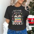 Just a Girl Who Loves Books Cute Book Lover Bookworm Unisex T-Shirt Just a Girl Who Loves Books Cute Book Lover Bookworm Unisex T-Shirt