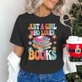 Just A Girl Who Loves Books Reading Cute Bookworm Girls Kids Unisex T-Shirt Just A Girl Who Loves Books Reading Cute Bookworm Girls Kids Unisex T-Shirt