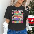 Just A Girl Who Loves Books Reading Library Unisex T-Shirt