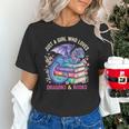 Just a Girl Who Loves Dragons And Books Dragon Reading Unisex T-Shirt