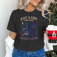 Just a Girl Who Loves Dragons And Books Fantasy Unisex T-Shirt Just a Girl Who Loves Dragons And Books Fantasy Unisex T-Shirt