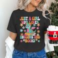 Just A Girl Who Loves Dragons And Books Reading Bookworm Unisex T-Shirt Just A Girl Who Loves Dragons And Books Reading Bookworm Unisex T-Shirt