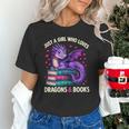 Just a Girl Who Loves Dragons And Books Reading Unisex T-Shirt Just a Girl Who Loves Dragons And Books Reading Unisex T-Shirt