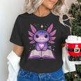 Kawaii Axolotl Cute Axolotls Reading Book Unisex T-Shirt Kawaii Axolotl Cute Axolotls Reading Book Unisex T-Shirt