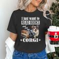 Kids Read Books & Pet My Blue Merle Corgi Lover Unisex T-Shirt