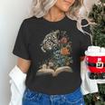 Leopard Book Flower Unisex T-Shirt