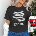 Let's Get Lit Books Unisex T-Shirt