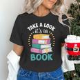 Take a Look It's In a Book Teacher Reading Apparel Unisex T-Shirt