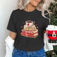 Love Book Coffee Heart Coquette Bow Valentines Day Unisex T-Shirt Love Book Coffee Heart Coquette Bow Valentines Day Unisex T-Shirt