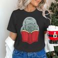 Manatee Reading Books Sea Animal Manatee Unisex T-Shirt