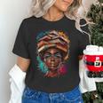 Melanin Girl Afro Book Lover Librarian Teacher Student Unisex T-Shirt