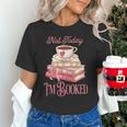 Not Today I'm Booked Book Lover Book Stack Coquette Bow Unisex T-Shirt