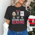 Nothing Beats Reading Rock Paper Scissors Book Lover Library Unisex T-Shirt Nothing Beats Reading Rock Paper Scissors Book Lover Library Unisex T-Shirt