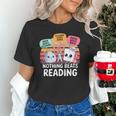 Nothing Beats Reading Rock Paper Scissors Books Lover Unisex T-Shirt