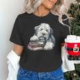 Old English Sheepdog Books Reading Dog Breed Graphic Unisex T-Shirt