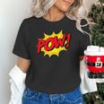 POW -Adults Kids Comic Book Cartoon Pop Art Novelty Sarcastic Unisex T-Shirt