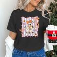 Preppy Coquette Bow Ghost Reading Books Halloween Book Unisex T-Shirt Preppy Coquette Bow Ghost Reading Books Halloween Book Unisex T-Shirt
