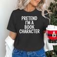 Pretend I'm A Book Character Costumes For Kids Halloween Unisex T-Shirt