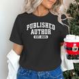 Proud Published Author 2025 Mom Dad Vintage Poet Book Writer Unisex T-Shirt Proud Published Author 2025 Mom Dad Vintage Poet Book Writer Unisex T-Shirt