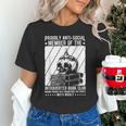 PROUDLY ANTI-SOCIAL MEMBER OF THE Introverted Book Club Unisex T-Shirt PROUDLY ANTI-SOCIAL MEMBER OF THE Introverted Book Club Unisex T-Shirt