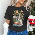 Raccoon Books Reading Flowers Unisex T-Shirt
