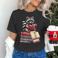 Raccoon Reading Books Matching Bookworm Readers Librarian Unisex T-Shirt Raccoon Reading Books Matching Bookworm Readers Librarian Unisex T-Shirt