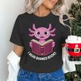 I Read Banned Books Axolotl Reading Unisex T-Shirt