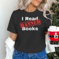 I Read Banned Books Censored Red Stamp Reading Librarian Unisex T-Shirt I Read Banned Books Censored Red Stamp Reading Librarian Unisex T-Shirt