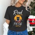 Read Banned Books Pet Cats Fight Evil Read Banned Reader Unisex T-Shirt Read Banned Books Pet Cats Fight Evil Read Banned Reader Unisex T-Shirt