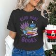 Read More Books Floral Book Reader Art Reading Lover Quote Unisex T-Shirt Read More Books Floral Book Reader Art Reading Lover Quote Unisex T-Shirt