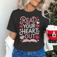 Read Your Cute Heart Out Teacher Librarian Love Reading Book Unisex T-Shirt Read Your Cute Heart Out Teacher Librarian Love Reading Book Unisex T-Shirt