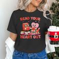 Read Your Heart Out Valentine Reading Book Girl Kid Teacher Unisex T-Shirt Read Your Heart Out Valentine Reading Book Girl Kid Teacher Unisex T-Shirt